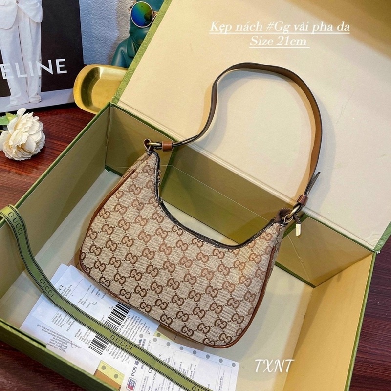 Túi đeo vai/ túi kẹp nách hoạ tiết