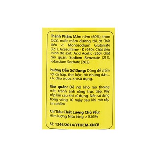 [HCM] Mắm nêm pha sẵn Thuận Phát chai 250ml