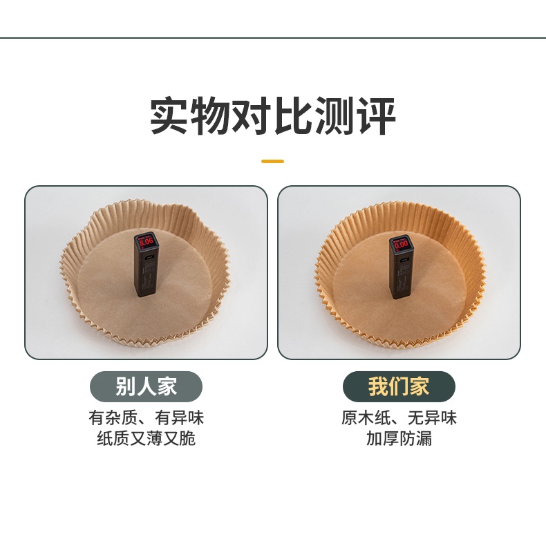 Set 50 tờ giấy nến lót nồi chiên không dầu, tấm lót nồi chiên không dầu, giấy lót nồi chiên không dầu