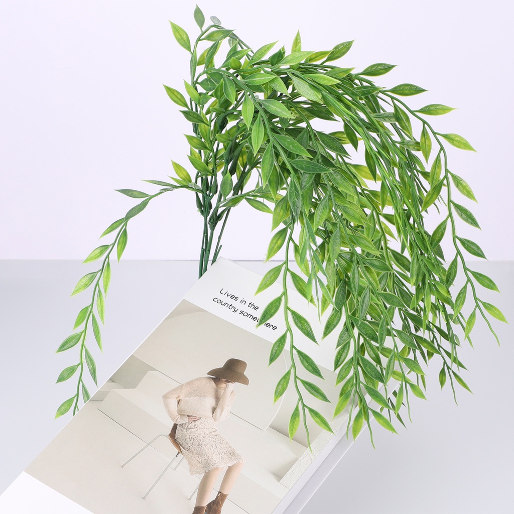 Nhánh Cây Liễu Giả Bằng Nhựa Dùng Trang Trí