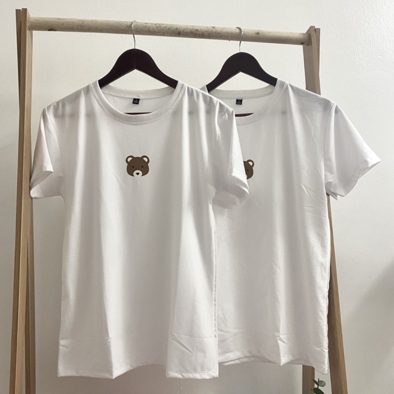 Áo thun đôi form rộng Bear Insta  Mamen Shop MA002, áo phông đôi oversize Unisex Mamen Shop MA002