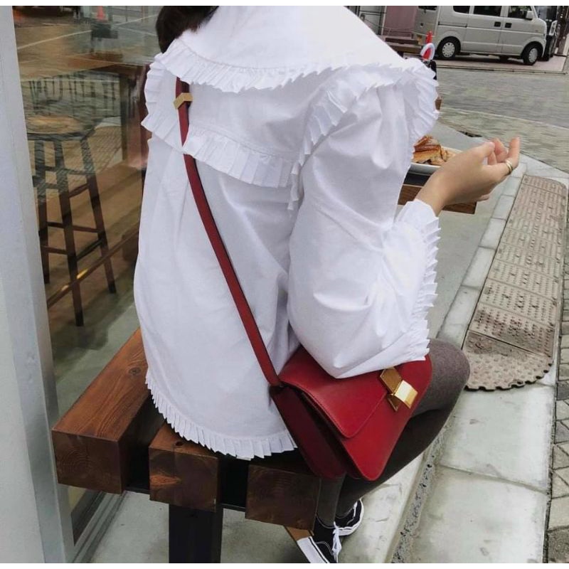 Túi pretty fit hàng auth tuồn màu đỏ