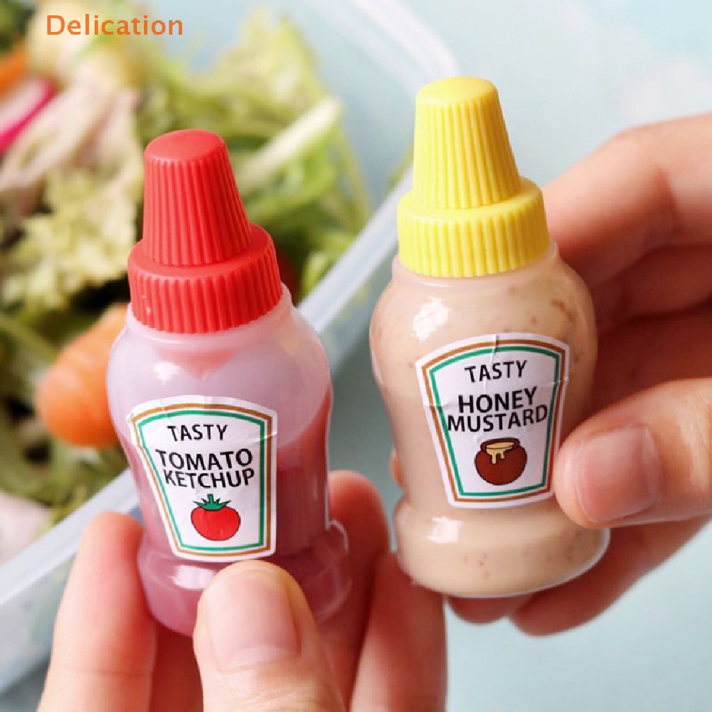 Bộ 4 Lọ Đựng Cà Chua / Nước Sốt Mini 25ML Tiện Dụng