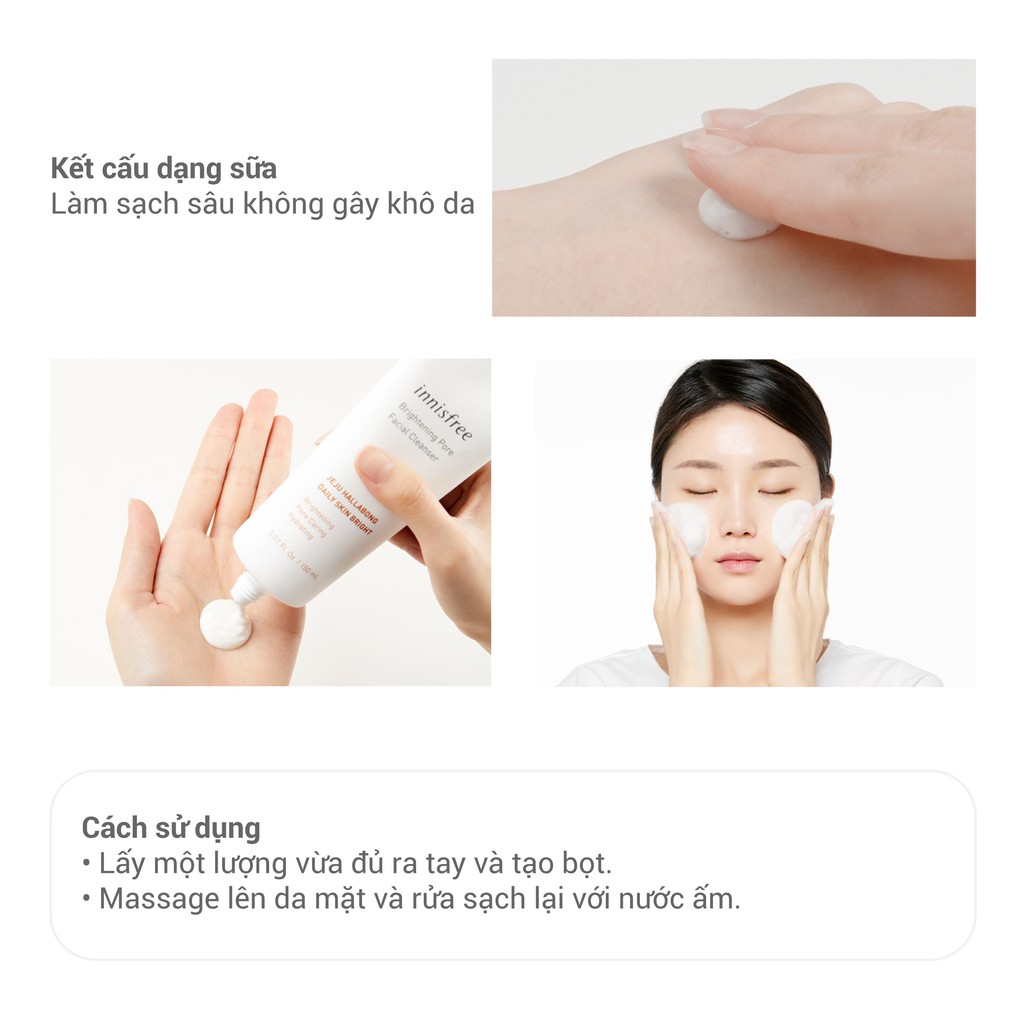 [Mã FMCGMALL giảm 8% đơn 250K] Bộ sản phẩm chăm sóc dưỡng sáng thu nhỏ lỗ chân lông innisfree Brightening Pore Set | WebRaoVat - webraovat.net.vn