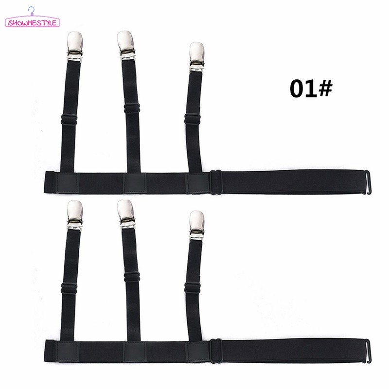 2 đai nịt cố định áo sơ mi thời trang nam