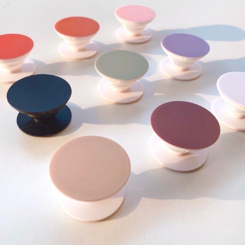 Giá đỡ chống lưng điện thoại iring popsocket griptok hình tròn 17 màu