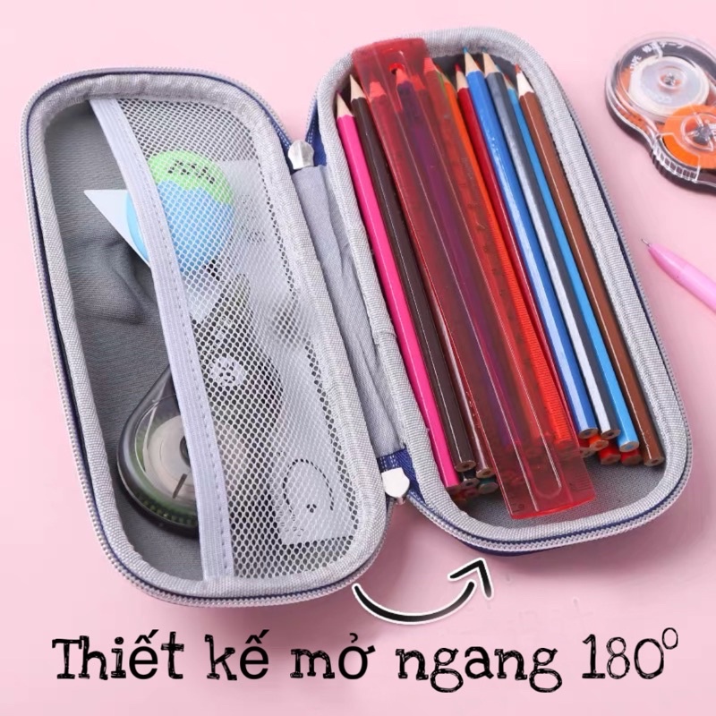 Hộp Bút, Bóp Viết In Nổi 3D Bọc vải, Hình hoạt hình Dễ Thương Sáng Tạo Cho Bé Trai, Bé Gái - TIỆM NHÀ SU