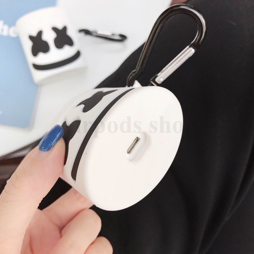 (Hàng loại 1) Ốp Airpods 1/2, Airpods Pro DJ Marshmello EDM silicon 3d cao cấp