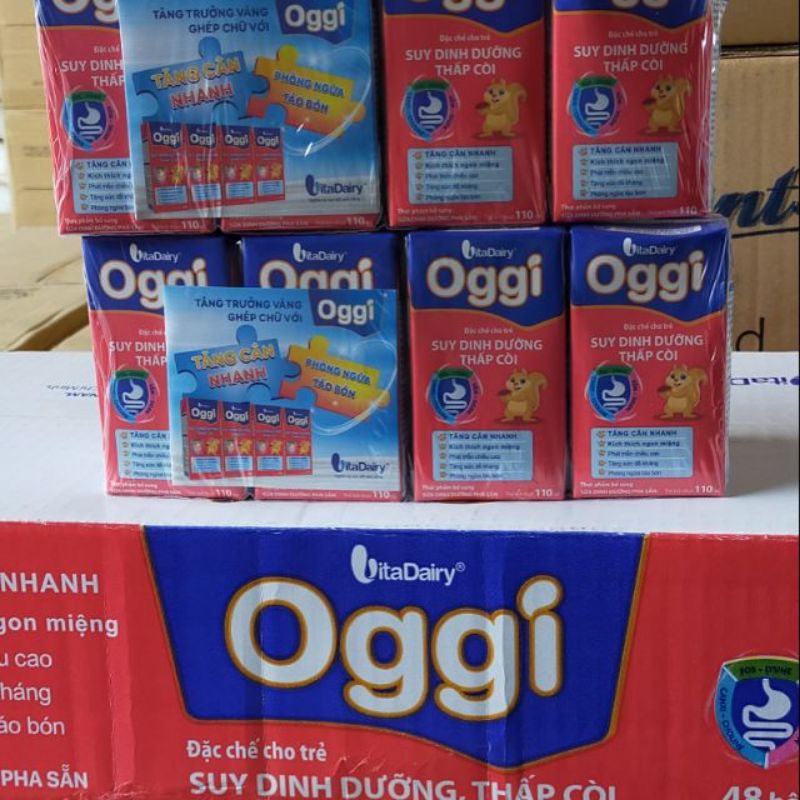 Sữa bột Oggi pha sẵn 110ml dành cho 1-10 tuổi