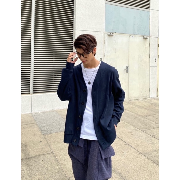 ÁO KHOÁC CARDIGAN UNISEX MỞ KHUY CỔ V CHÍNH HÃNG 67%