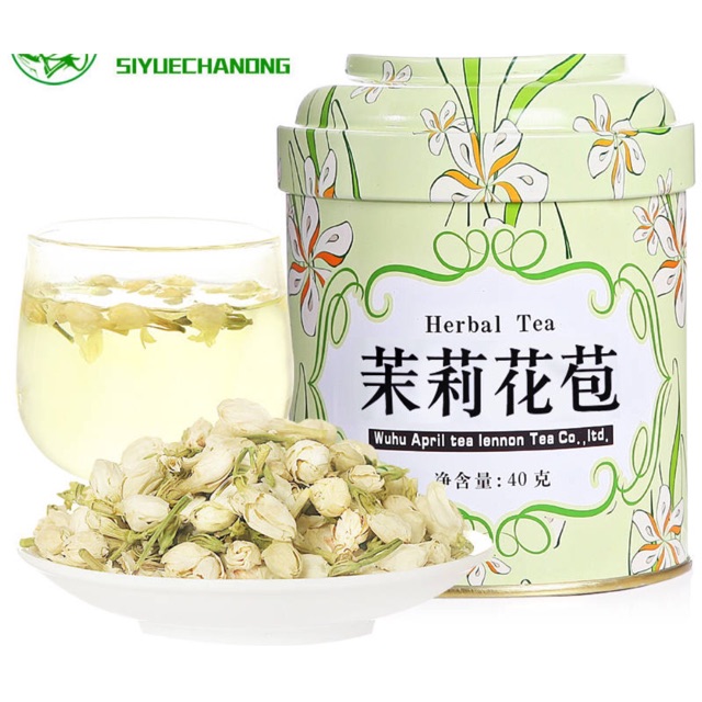 Trà hoa nhài hảo hạng( hoa lài - đóng hộp y hình)