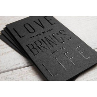 Nhận in Namecard UV định hình - danh thiếp UV định hình - in bạch dương