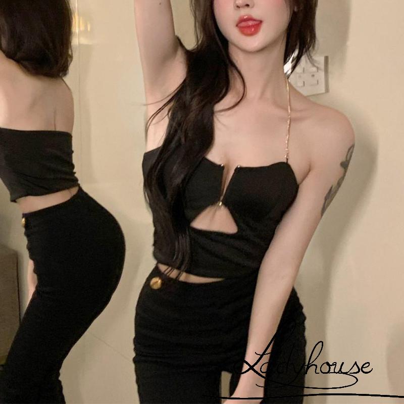 Áo Tank Top Hai Dây Dáng Ôm Thời Trang Mùa Hè Cho Bạn Gái