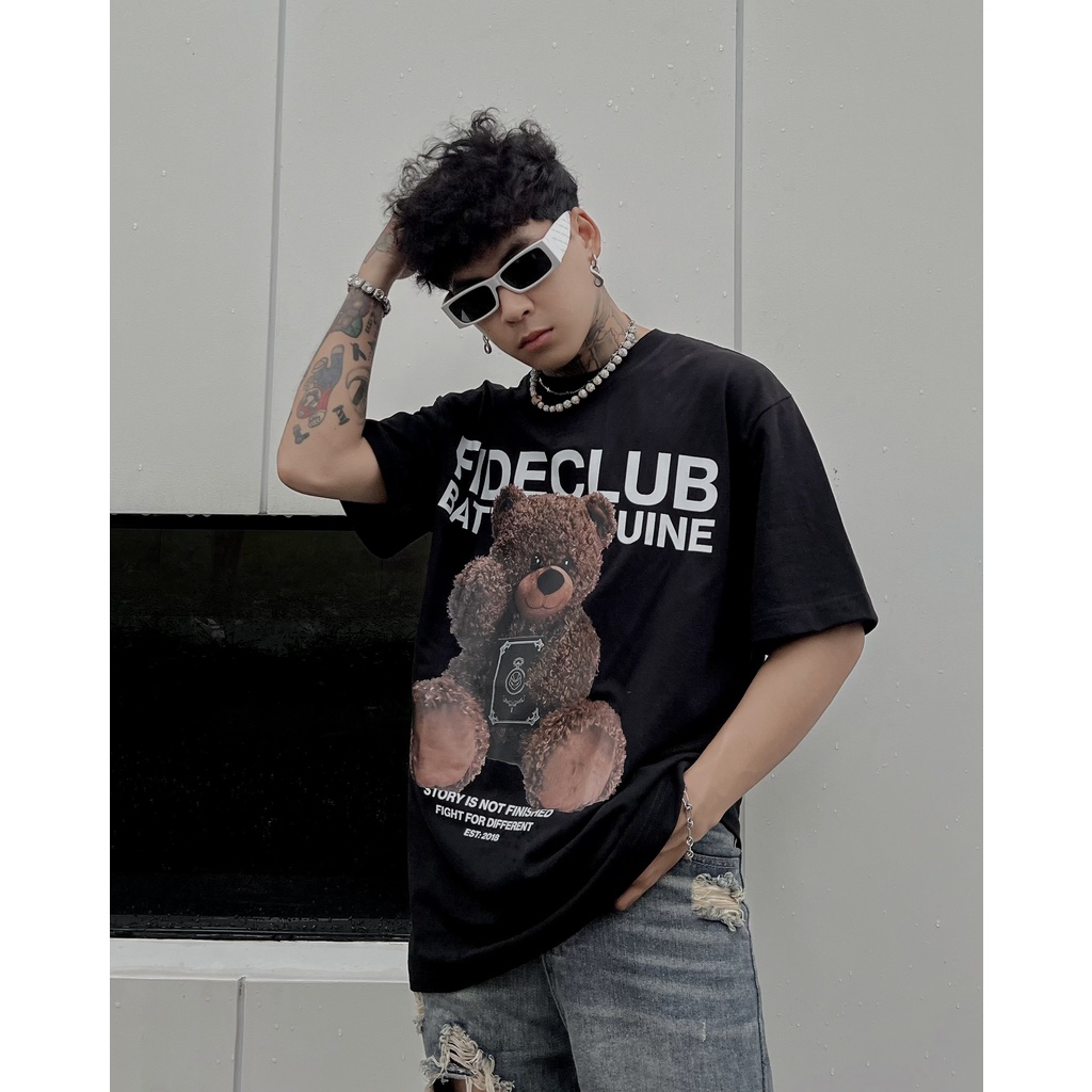 Áo thun FIDE phông unisex nam nữ form rộng ulzzang GẤU JOKER