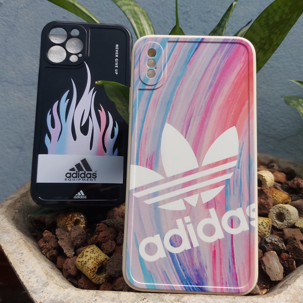 Ốp Iphone - Ốp lưng iphone Adi Fire bóng cạnh vuông 7/7plus/8/8plus/x/xr/xs/11/12/pro/max/plus/promax [Tomax Shop]