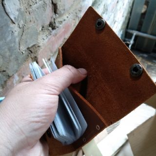 Bao da đựng thẻ , vé xe , tiền lẻ