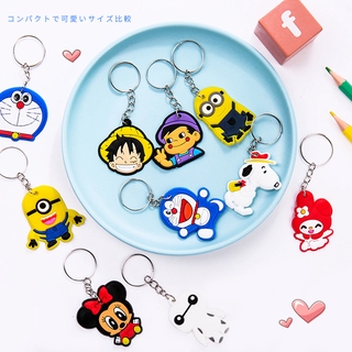 Móc khóa họa tiết nhân vật hoạt hình xinh xắn