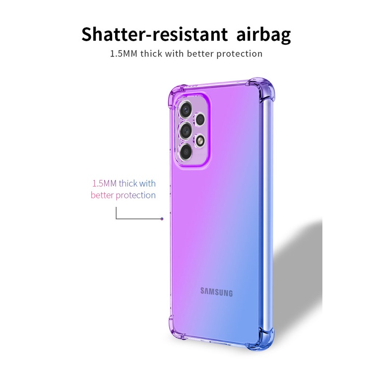 Ốp lưng Samsung A73 5G dẻo đa sắc lồi 4 góc chống sốc thời trang cao cấp bảo vệ toàn diện