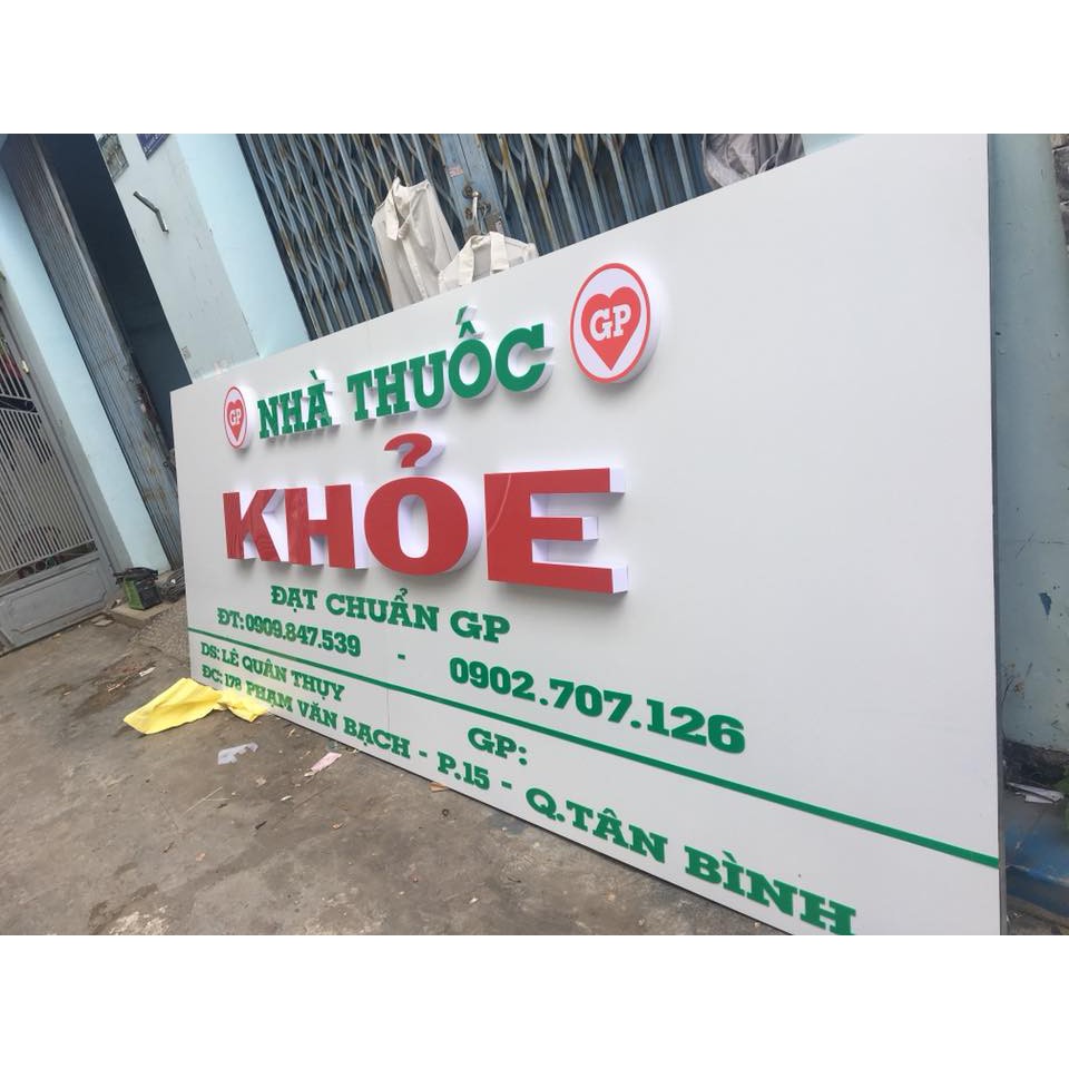 Nhận thiết kế thi công làm bảng biển hiệu tại Tphcm Sài Gòn giá rẻ ...