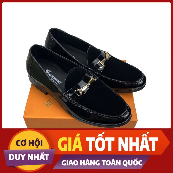 Giày nam loafer sản phẩm kết hợp da lộn mã số LF03 sản phẩm thiết kế phong cách hàn quốc mới nhất