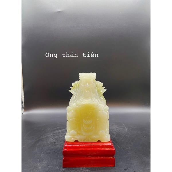 Bộ Tượng Thần Tài - Thổ Địa Đá Ngọc Hoàng Long Phong Thuỷ