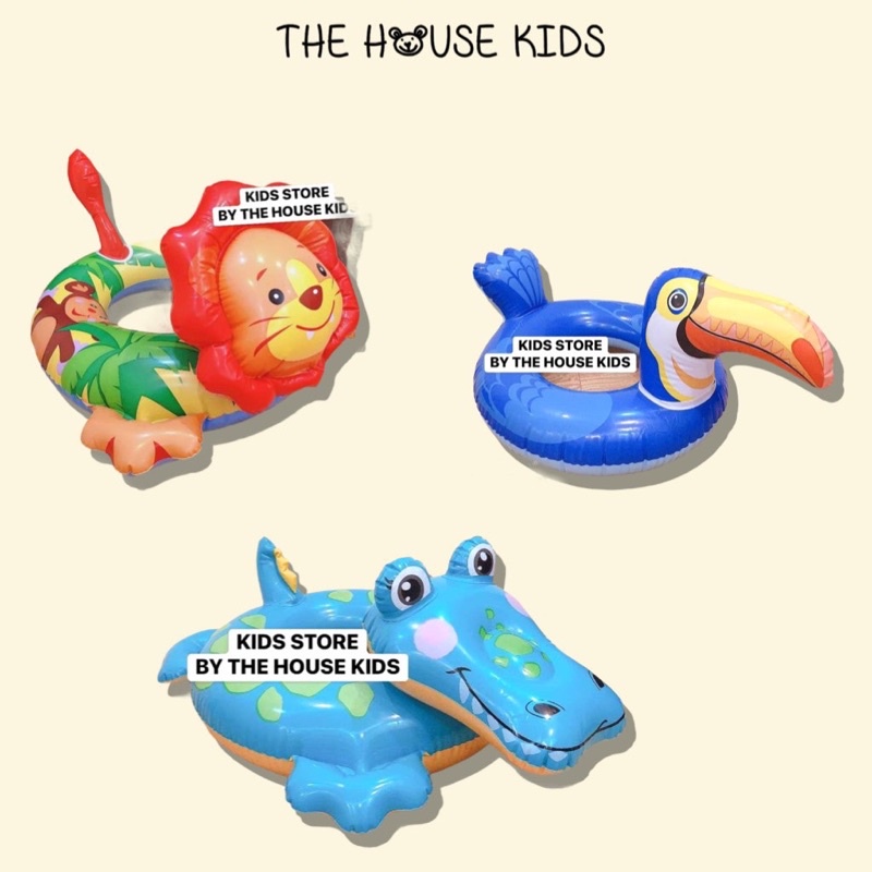 Phao bơi cho bé - phao tắm trẻ em hình động vật - THE HOUSE KIDS