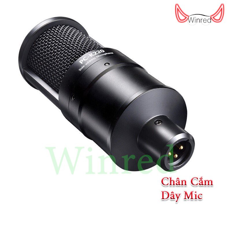 Mic thu âm takstar pc k220 phiên bản mới chính hãng chạy nguồn 48V hỗ trợ thu âm livestream và karaoke ♥️♥️