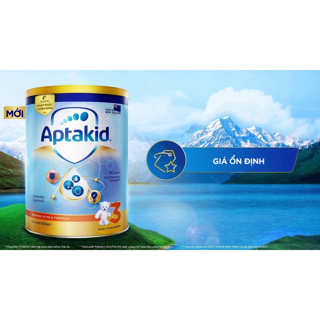 Sữa Aptakid New Zealand số 3 900g (Trên 2 tuổi)