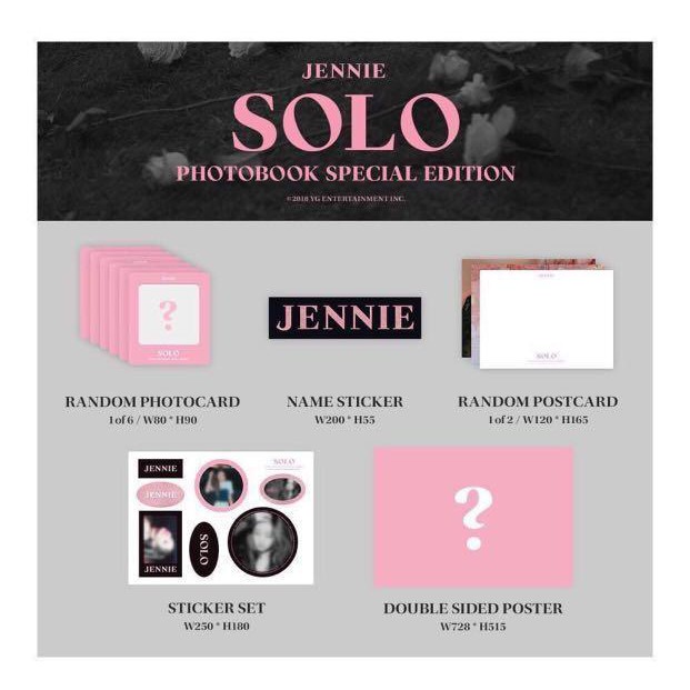 BLACKPINK | JENNIE SOLO SPECIAL EDT (Quyển ảnh) | BigBuy360 - bigbuy360.vn