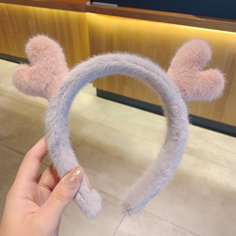 Băng Đô Cài Tóc Chống Trượt Hình Chú Gấu Nhồi Bông Dễ Thương