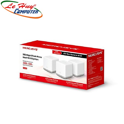 Router Mercusys Halo S3(3Pack)