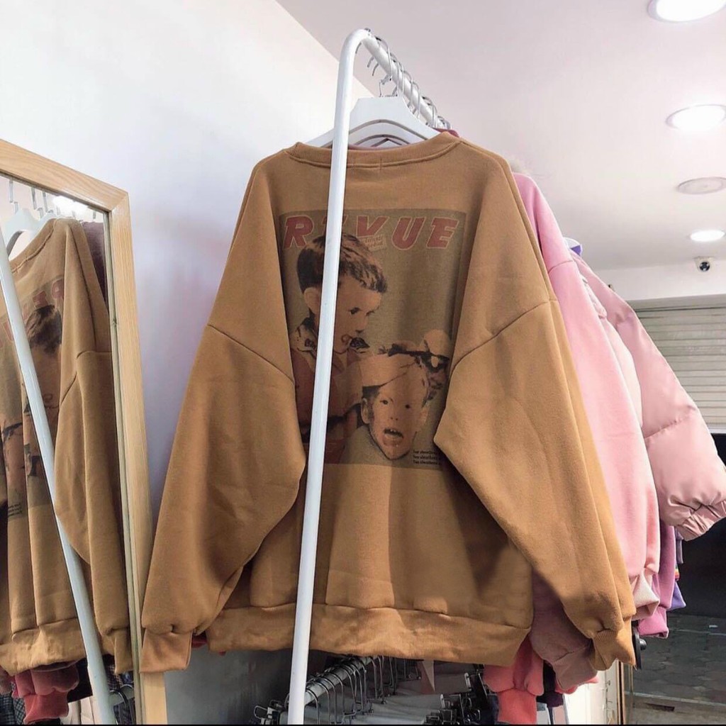[Ảnh Thật] Áo Khoác Sweater Nữ In Hình Bé Hớt Tóc Vải Nỉ Ngoại Free Size 70kg AK152 TD Fashion