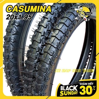 Vỏ ruột xe đạp 20x1.95 casumina chính hãng