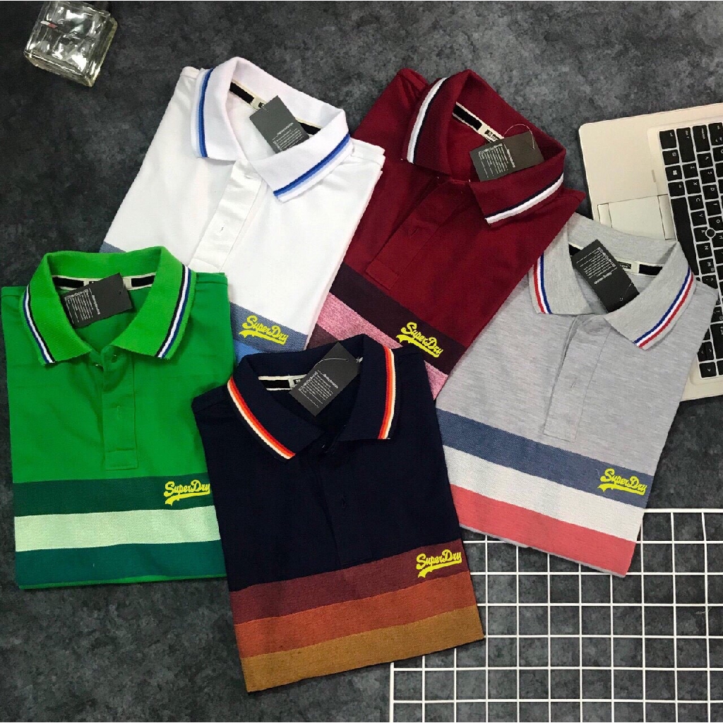 Áo thun nam ngắn tay cổ bẻ in soc ngang ngực cực chất, chất thun cá sấu - PS004 | BigBuy360 - bigbuy360.vn