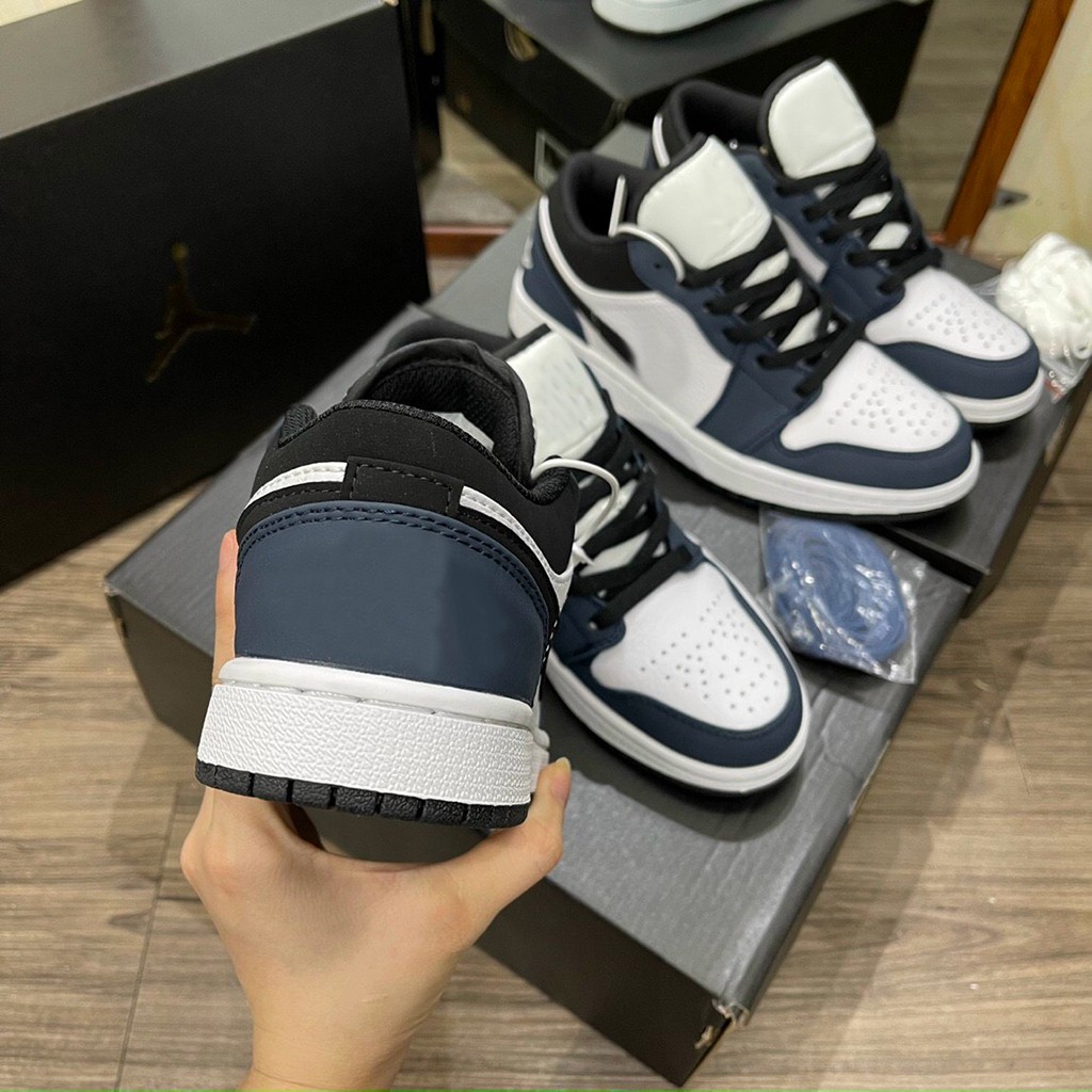 Giày Sneakers Low Navy White vảy đen cao cấp sịn sò nhất mã 221