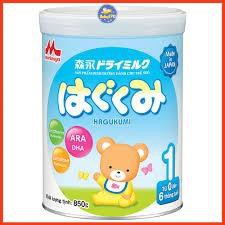 Sữa Morinaga số 1 hagukumi 320g tách đai - date 9/2023