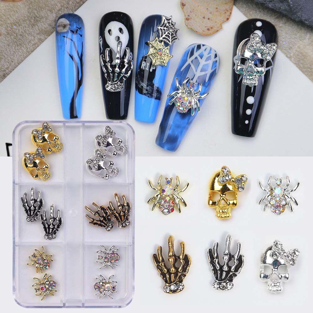 AROMA Phụ Kiện Trang Trí Móng Tay Nghệ Thuật Chủ Đề Halloween Độc Đáo