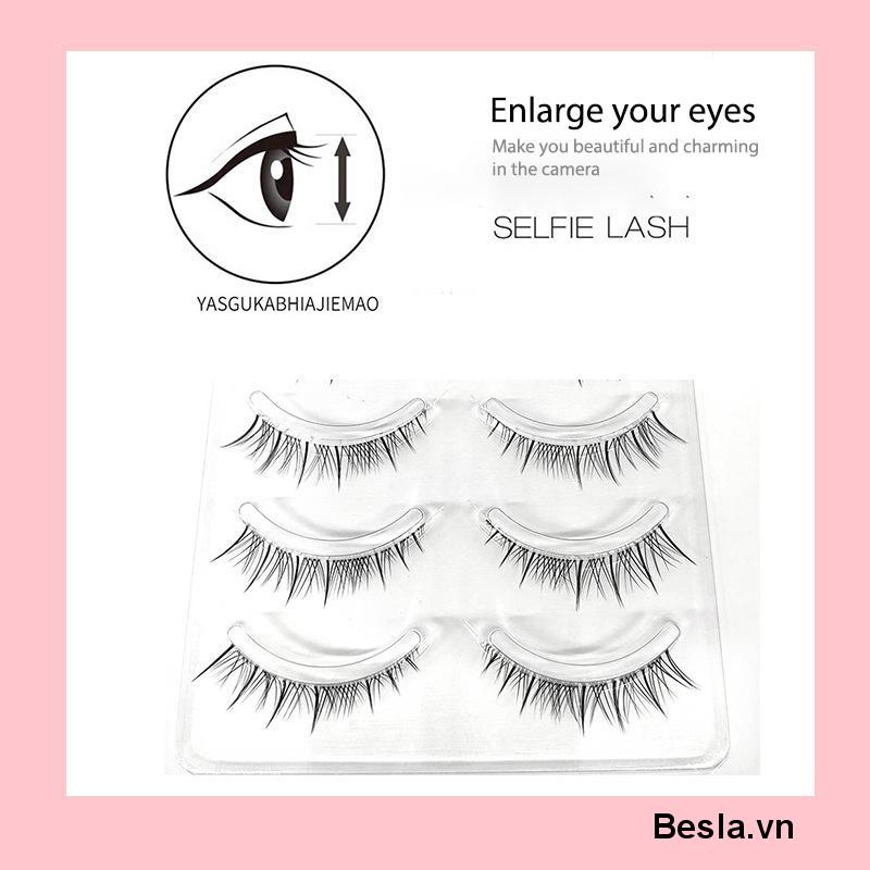 Lông Mi Giả Tự Nhiên Siêu Mịn Trang Điểm Mắt Phong Cách Nhật Bản