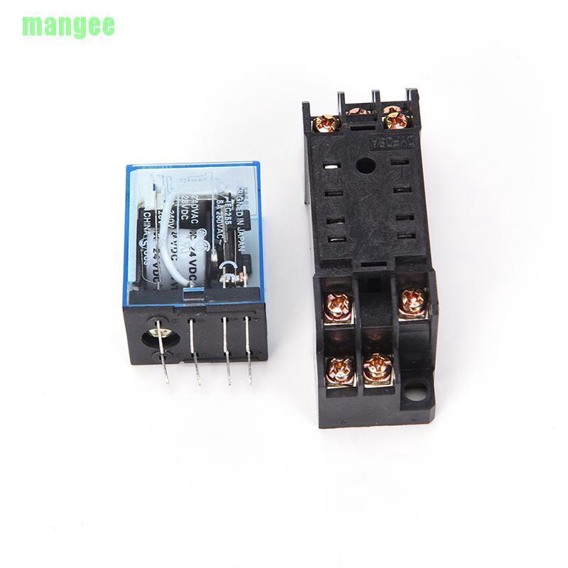 Mô Đun Nguồn 24vdc 5a My2nj Hh52p-l 8 Pins 2p2t Dpdt 24vdc 5a