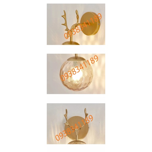 Đèn vách cao cấp thiết kế hiện đại, xinh xắn - có bóng led