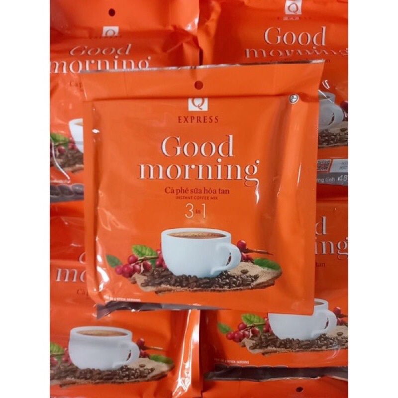 Cà Phê Hòa Tan Trần Quang 3in1 Good Morning 480g (24 gói x 20gram) | BigBuy360 - bigbuy360.vn