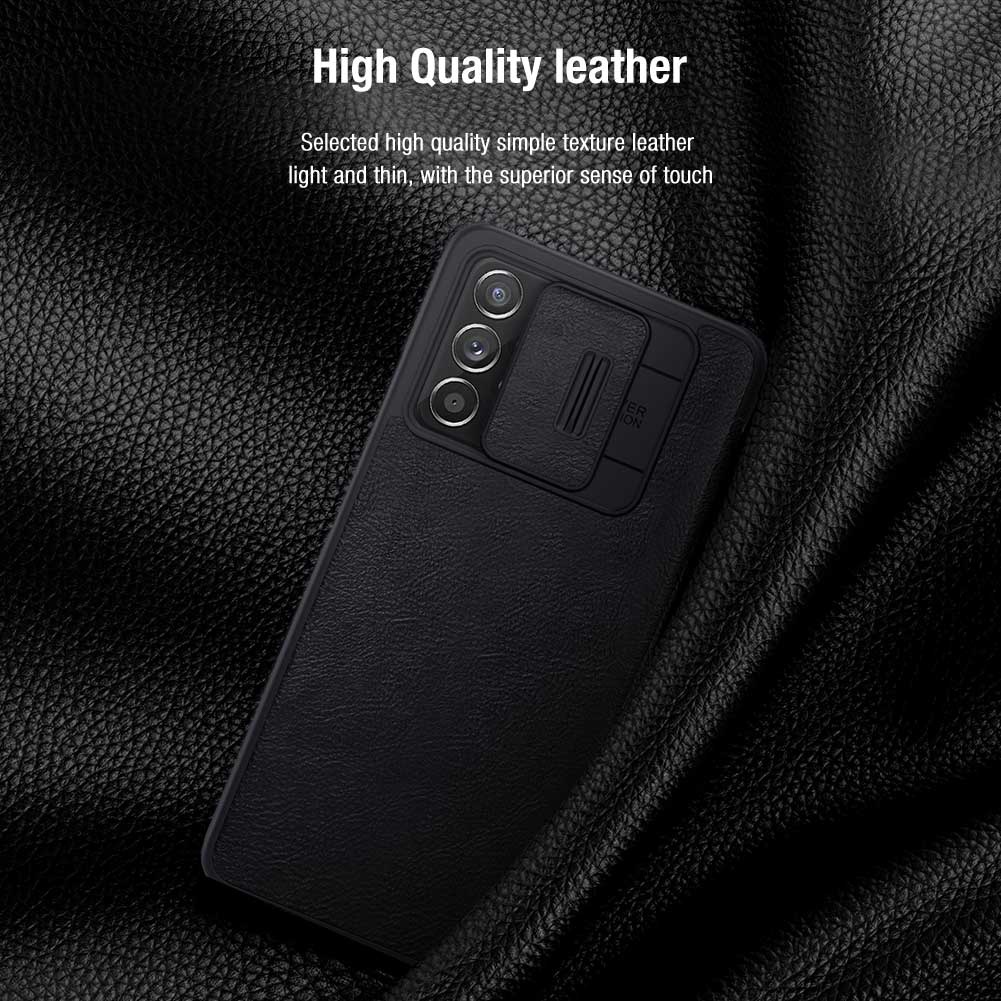 Ốp lưng Samsung A73 Nillkin Qin Pro Ví bỏ túi thẻ Túi da Ốp lưng lật cho Samsung Galaxy A73 5G