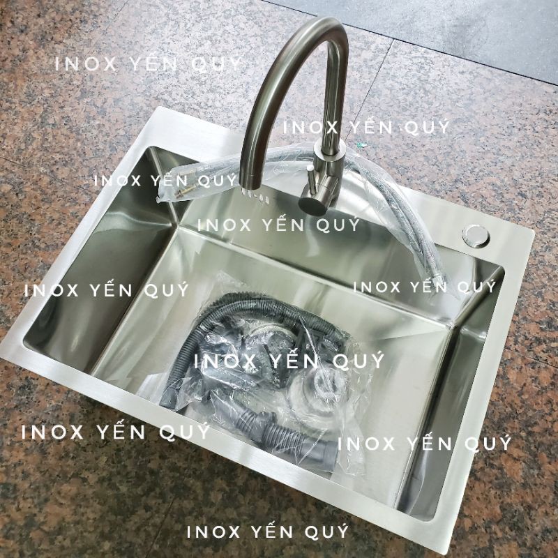 KOREA INOX304 CHẬU RỬA BÁT ĐƠN CHẬU RỬA BÁT 1 HỐ