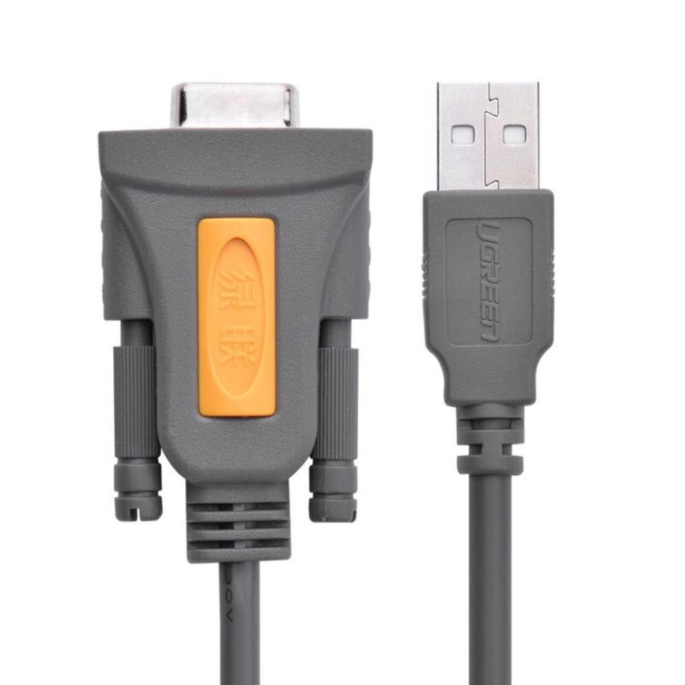 Cáp USB sang Com RS232 (DB9) âm dài 1,5m UGREEN 20201 ✔HÀNG CHÍNH HÃNG ✔