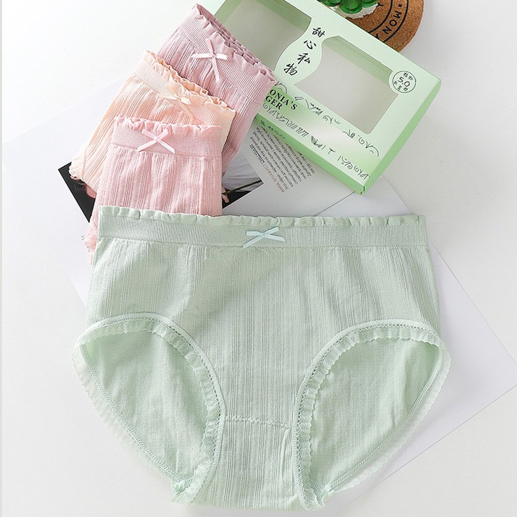 Quần lót nữ cotton không đường may kháng khuẩn đẹp | BigBuy360 - bigbuy360.vn