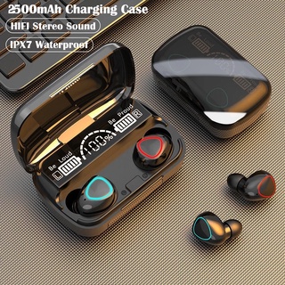 New M10 wireless Bluetooth headset three display in ear Mini TWS game headset