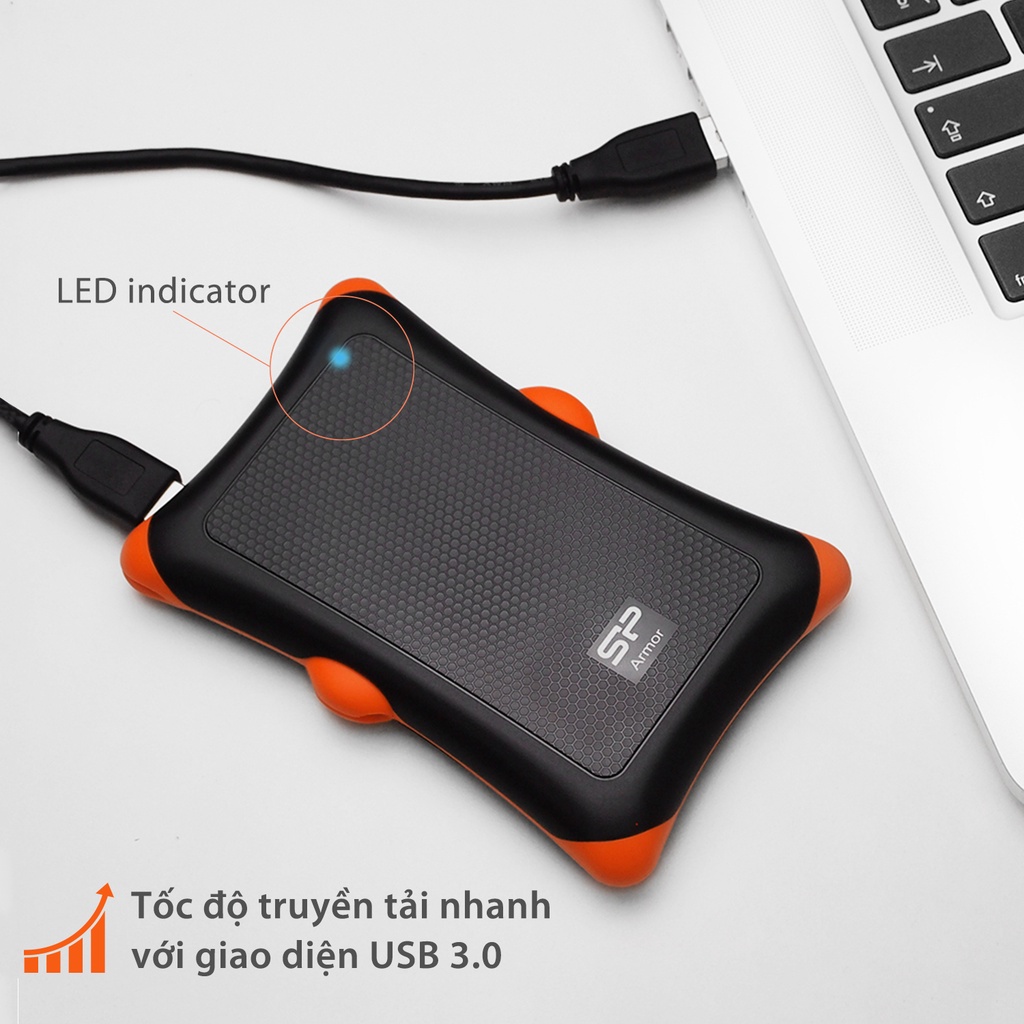 Ổ cứng di động Silicon Power A30/ 1TB/2TB Bảo hành 3 năm/ Chống nước/ Chống sốc