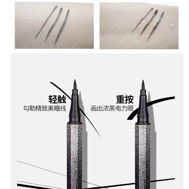 Bút Kẻ Mắt Dạng Lỏng Kháng Nước Chống Mồ Hôi Lâu Trôi Không Lem Nhòe