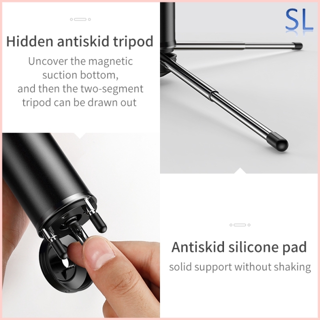 Baseus Bluetooth Selfie Stick Tripod Wireless Self Stick for iPhone X Xiaomi mi Huawei Samsung