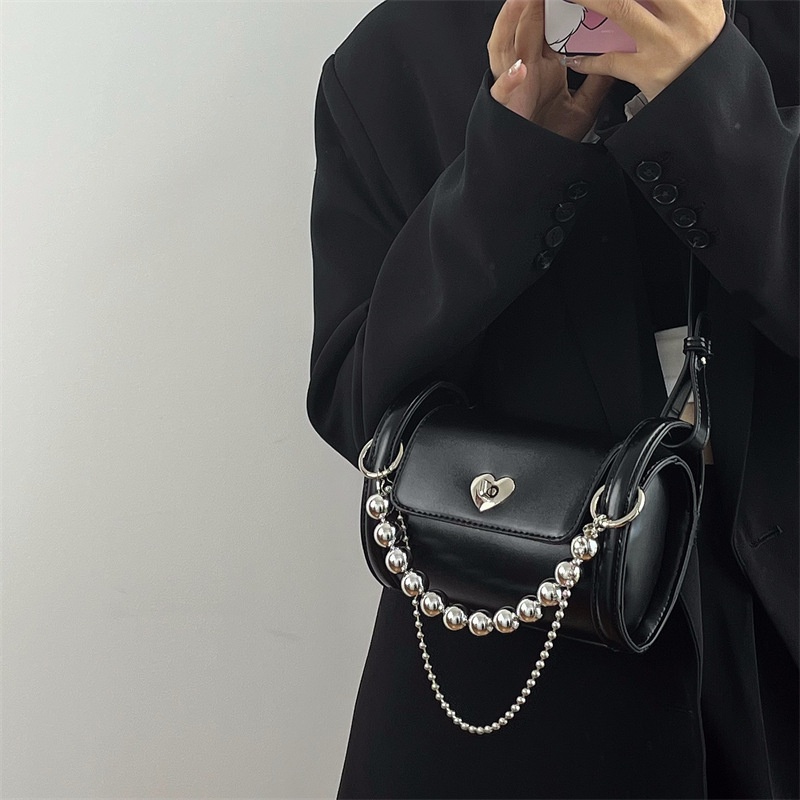 Túi Đeo Chéo Mini Đính Hạt Phong Cách Harajuku Thời Trang Mùa Hè Cho Nữ